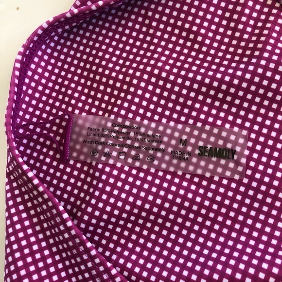 Seamoly Honeymoon Bownot Triangle Top High Cut Bikini Set Size M - Picture 6 of 9